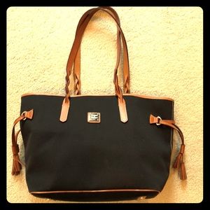 Dooney & Bourke Brown Canvas Tote